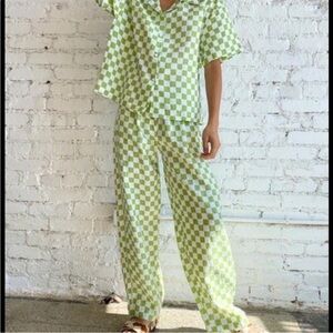 Holiday the Label Linen Pajama Pants